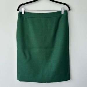 J.Crew Forest Green Pencil Skirt